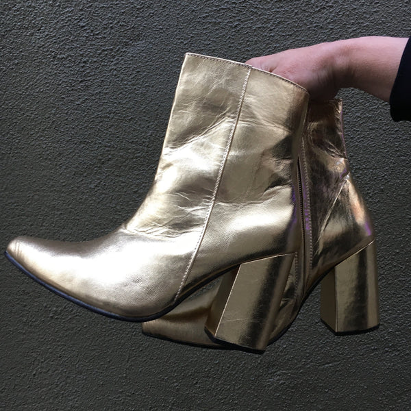 La Luna Boot - Gold-Shoes-jfahristore