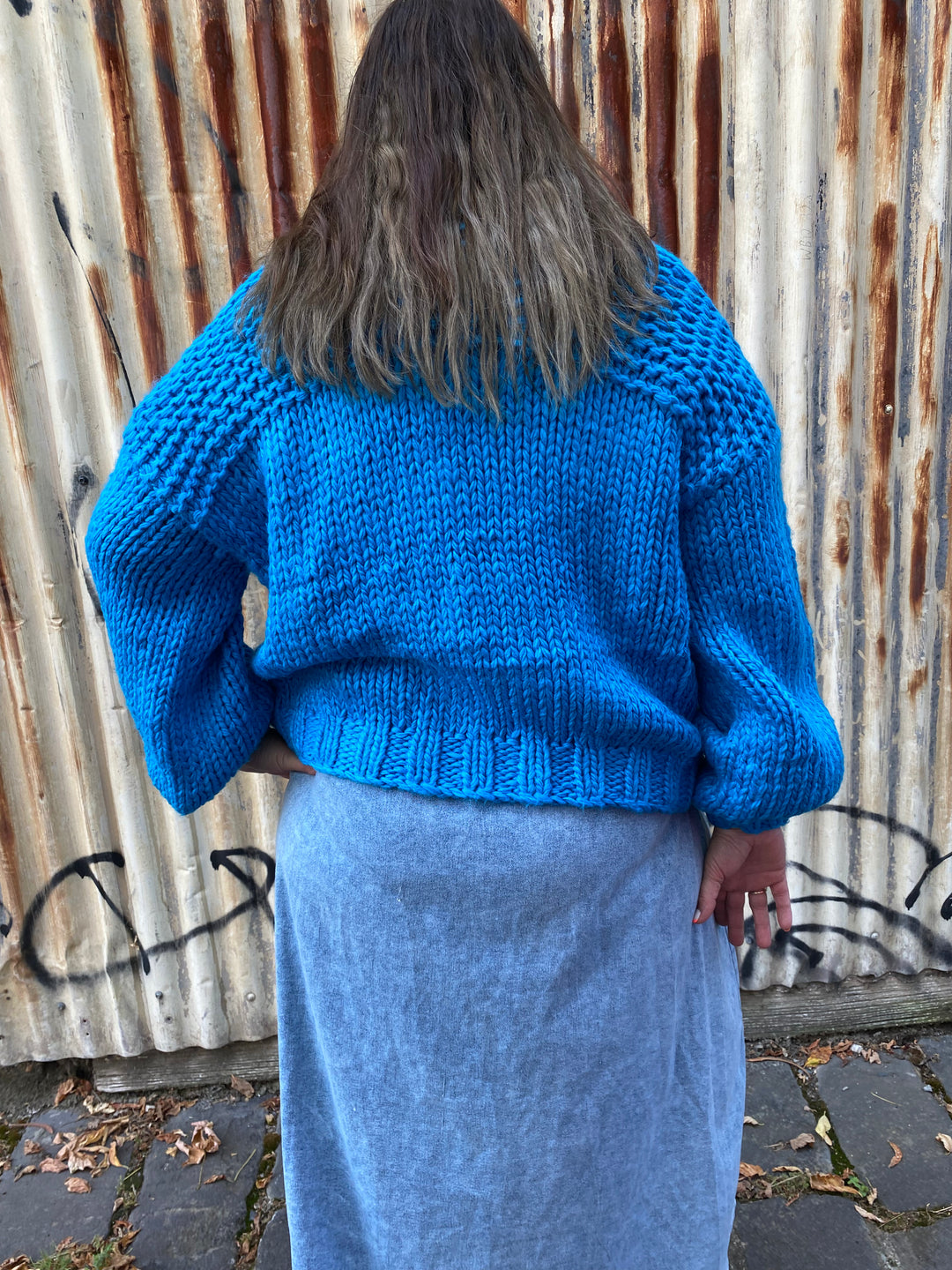 Clara Cardigan - Blue