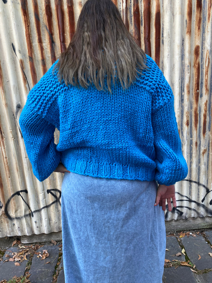 Clara Cardigan - Blue