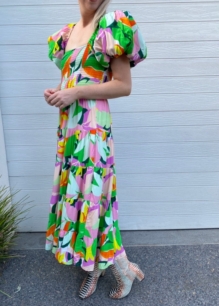 Layla dress - Bright Floral