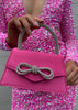 Diamanté bag - Neon pink