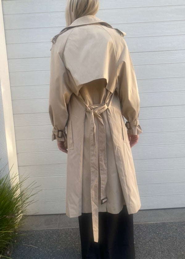 Ava Trench Coat - Neutral