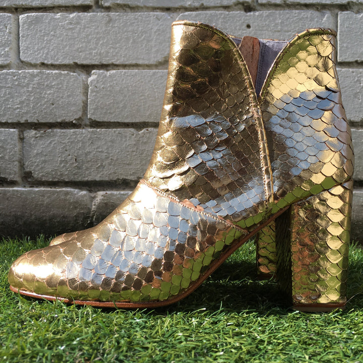Joey Boot - Metallic Gold-Shoes-jfahristore