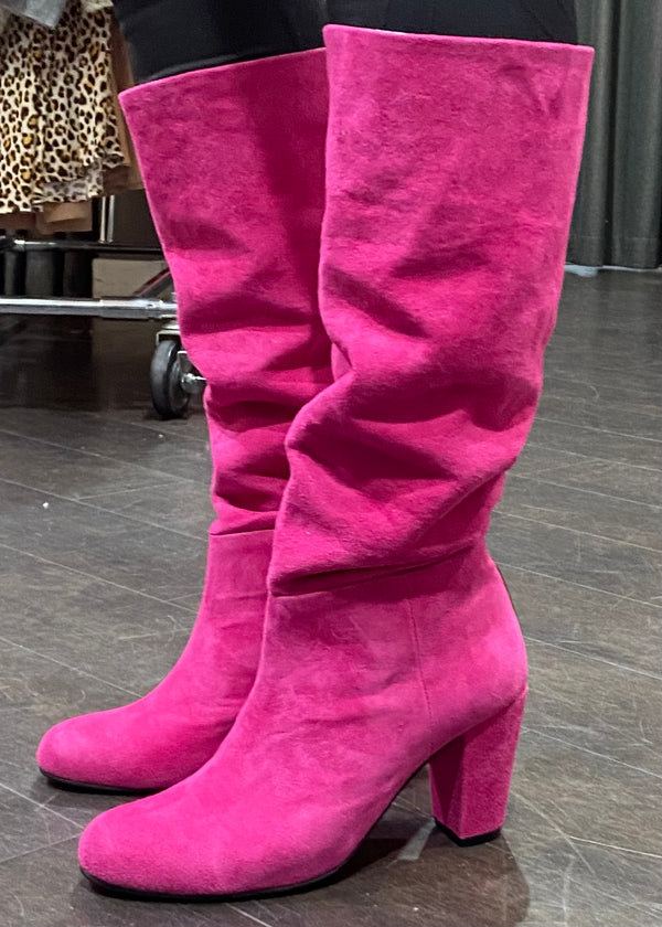 Lux suede boot - Fuschia