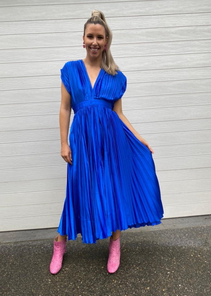 Marilyn dress - Cobalt Blue