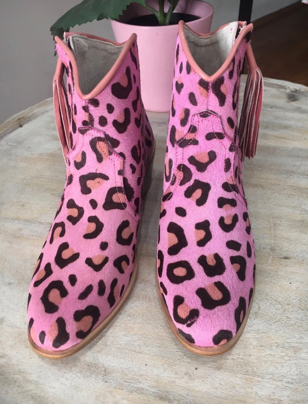 Jfahri Boot - Pink Cheetah-Shoes-jfahristore