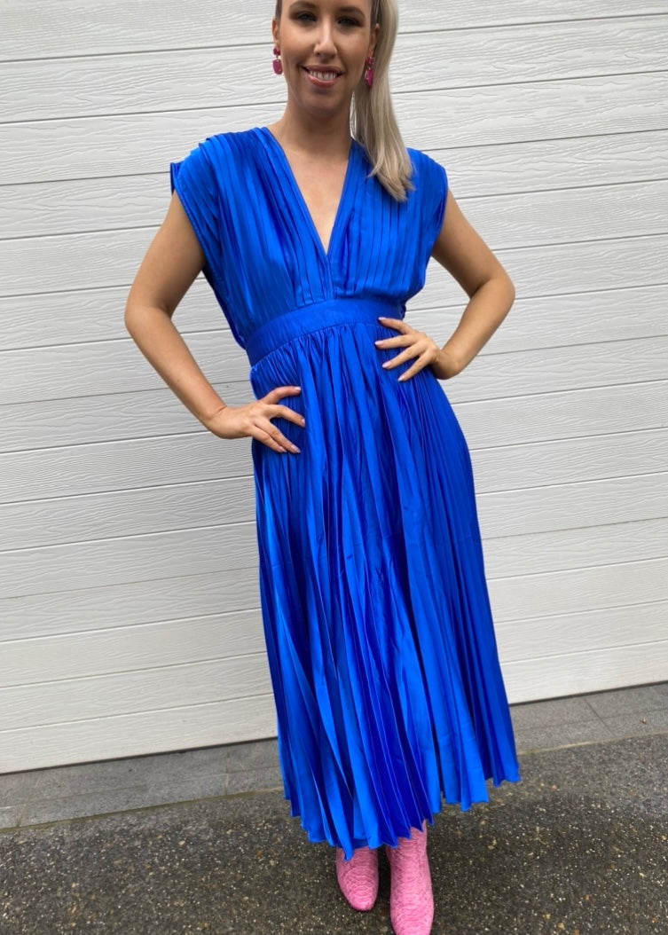 Marilyn dress - Cobalt Blue