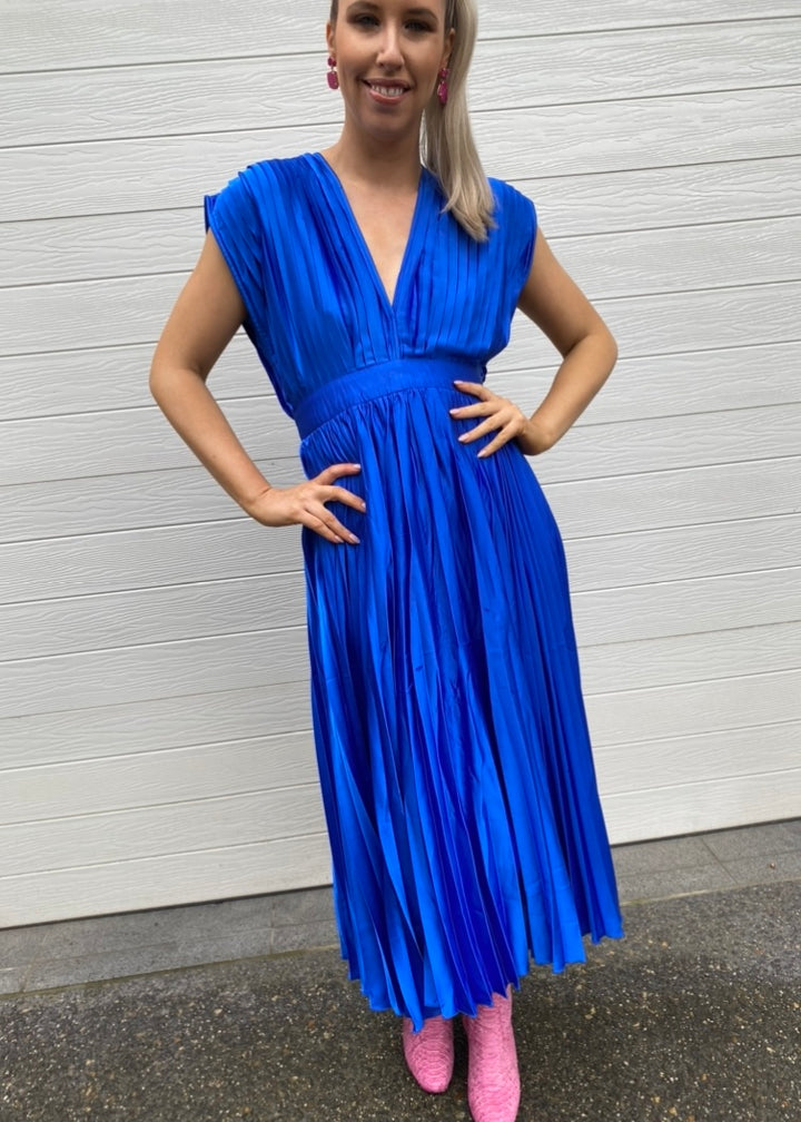 Marilyn dress - Cobalt Blue