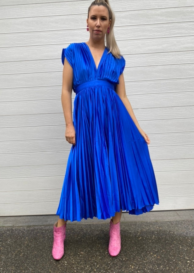 Marilyn dress - Cobalt Blue
