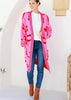 Pink leopard cardigan - Pink cheetah