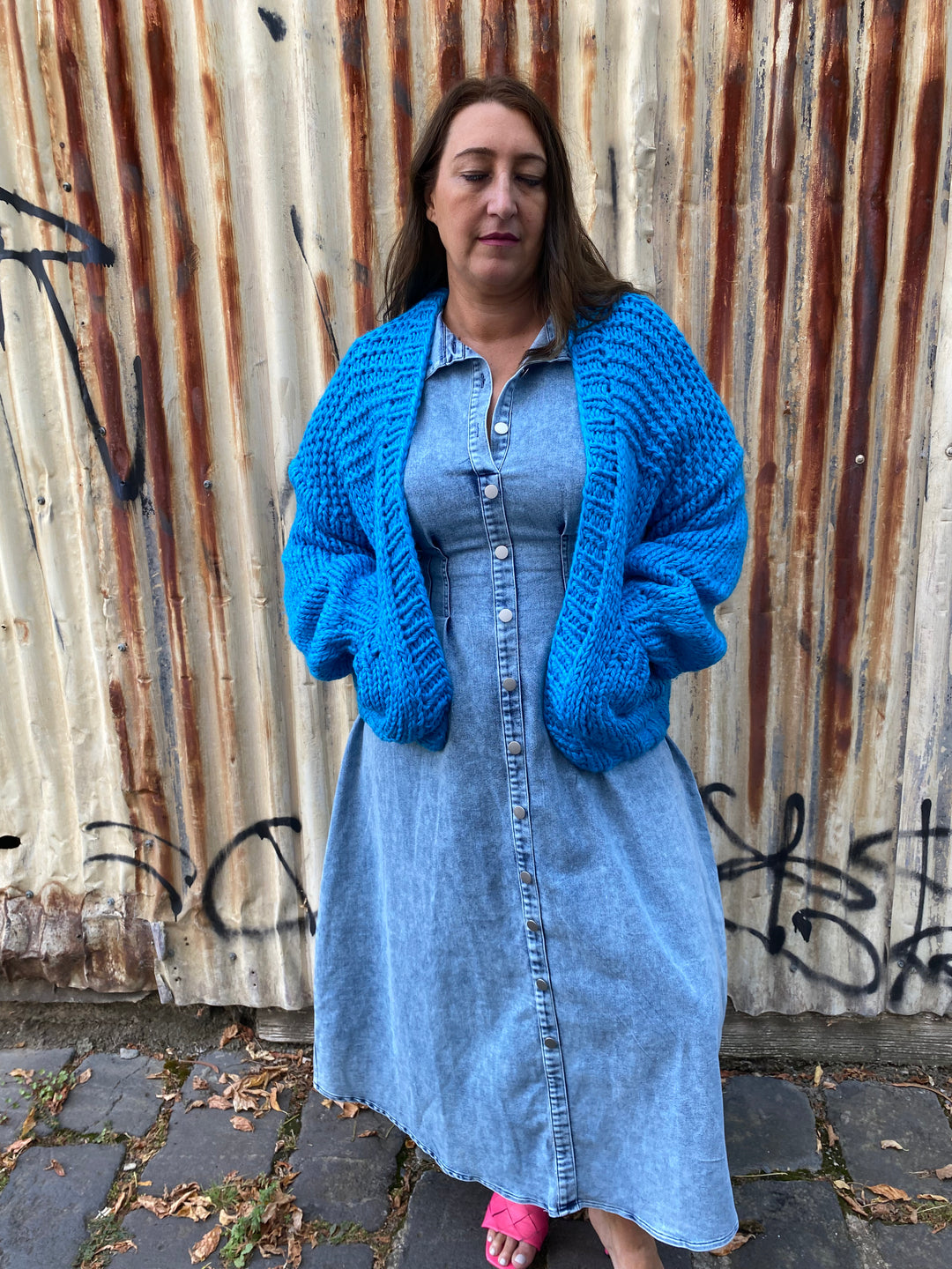 Clara Cardigan - Blue