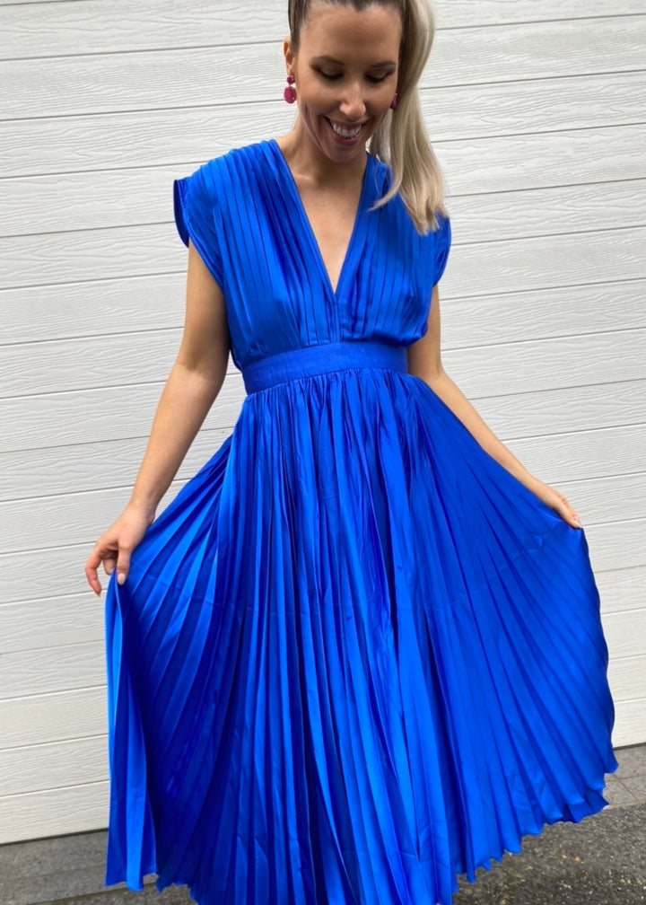 Marilyn dress - Cobalt Blue