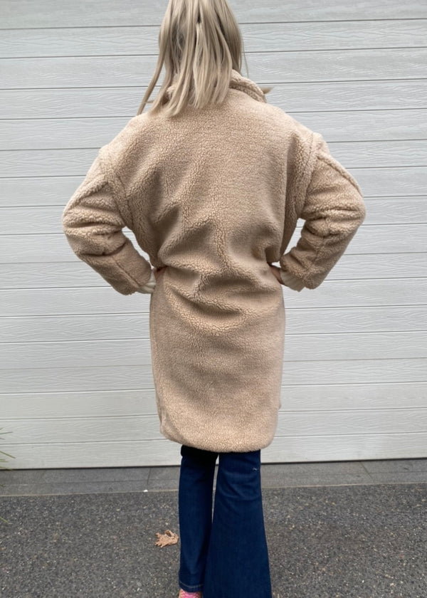 Teddy Coat - Neutral