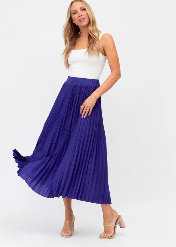 Pene pleat skirt - Blue