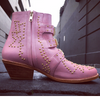 Soho Stud Boot - Musk Pink-Shoes-jfahristore