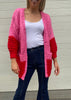 Fantasy Cardigan - Pink and Red