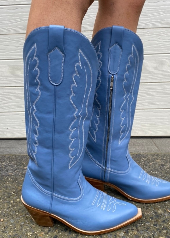 Billie Cowboy boot - Blue