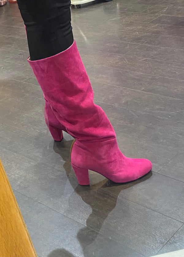 Lux suede boot - Fuschia