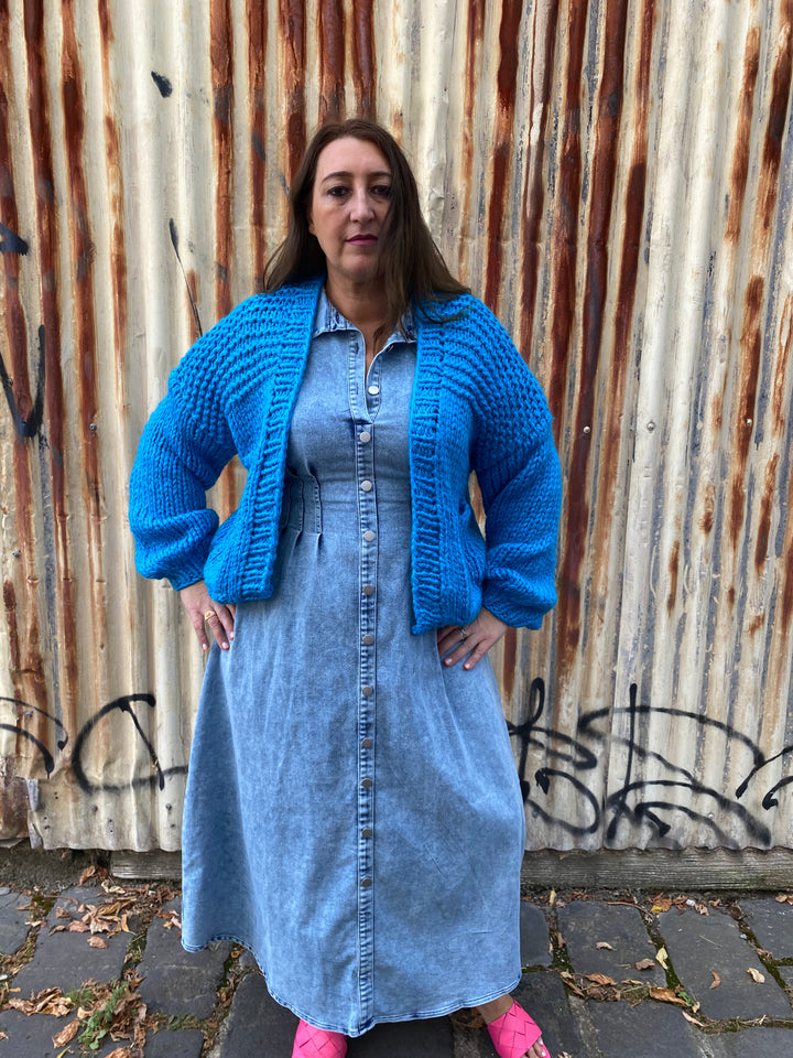 Clara Cardigan - Blue