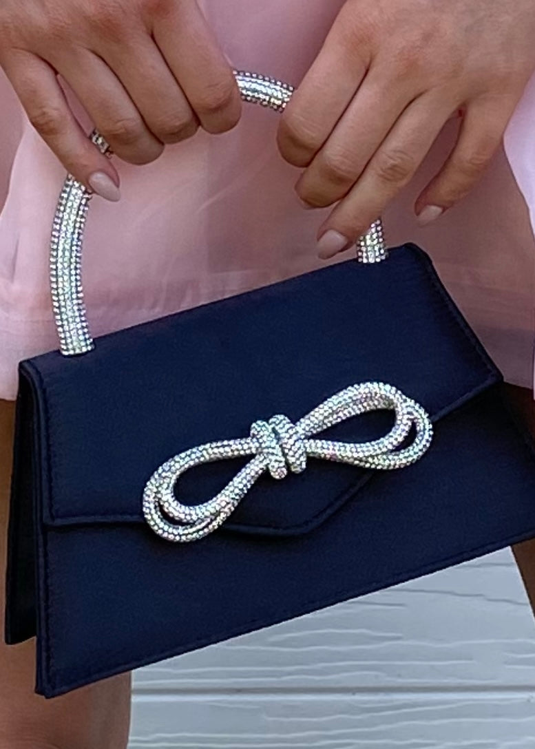 Diamanté bag - Black