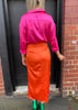 Josie dress - Pink and Orange