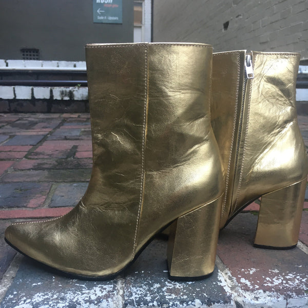 La Luna Boot - Gold-Shoes-jfahristore