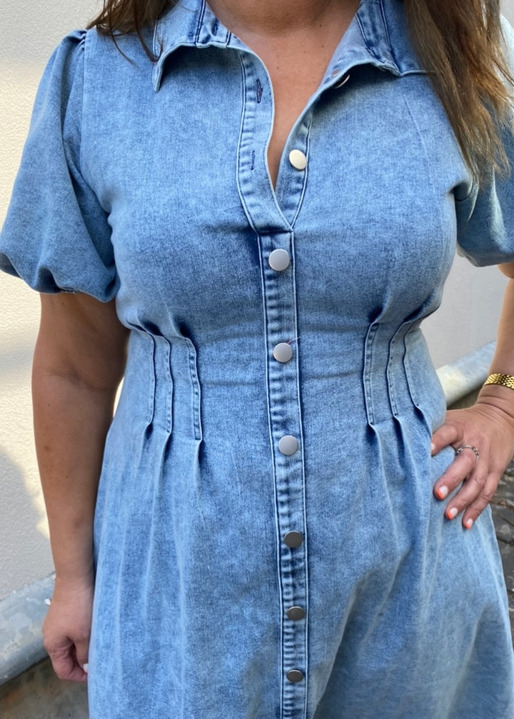 Luella dress - Blue denim