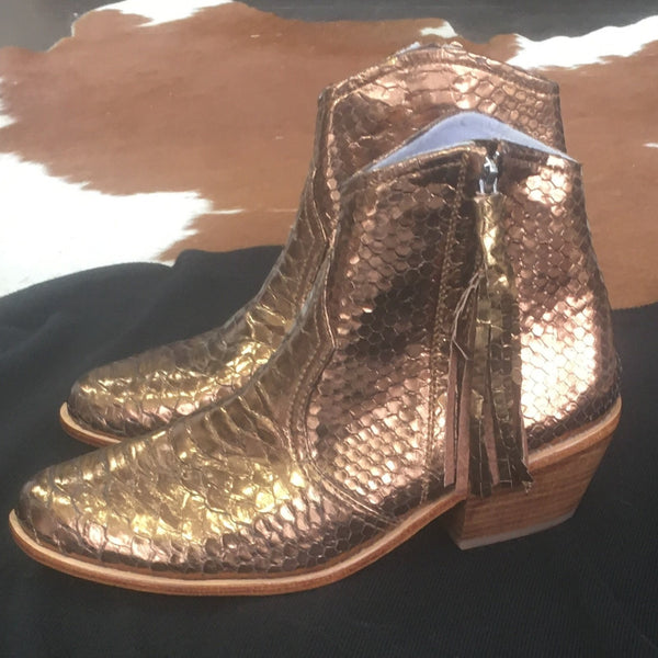 Jfahri Boot - Metallic Bronze-Shoes-jfahristore