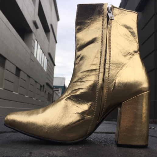 La Luna Boot - Gold-Shoes-jfahristore