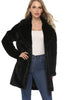 Maya Faux Fur Jacket - Black-Clothing-jfahristore