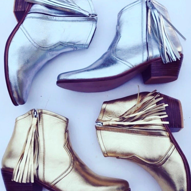 Jfahri Boot - Metallic Silver-Shoes-jfahristore