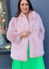 Biba Faux Fur Coat - Pink
