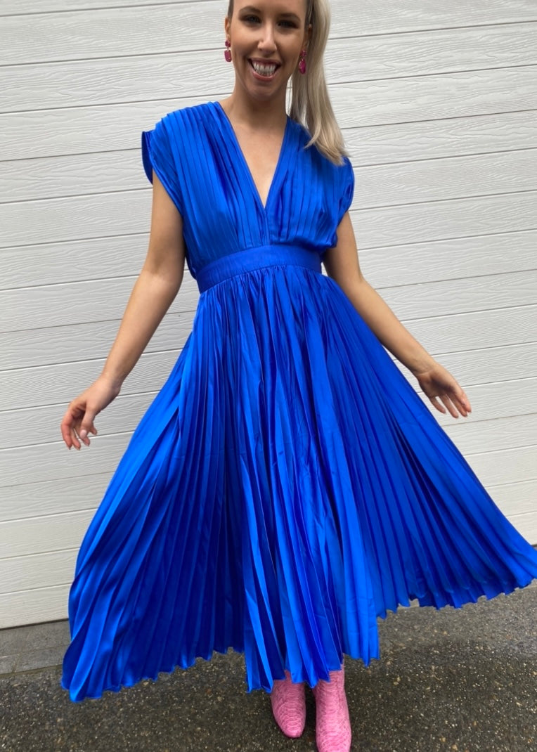Marilyn dress - Cobalt Blue