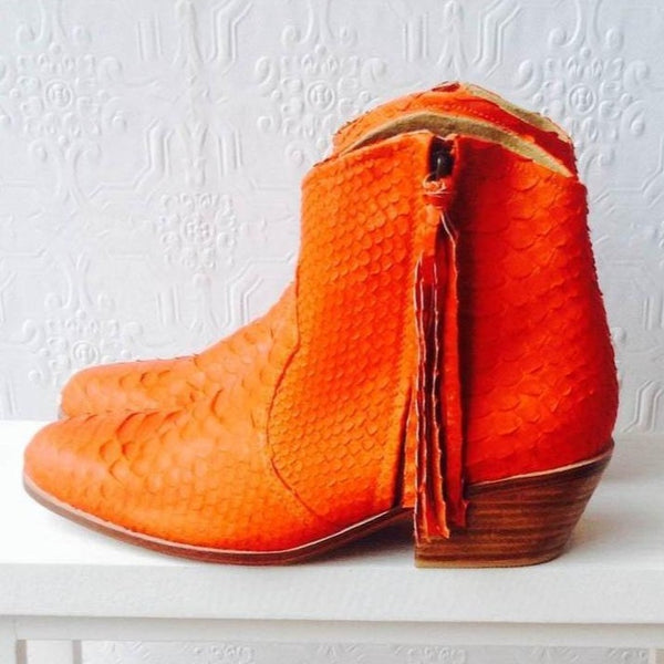 Jfahri Boot - Tangerine-Shoes-jfahristore